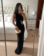 Misha Solstice Cupro Maxi Dress