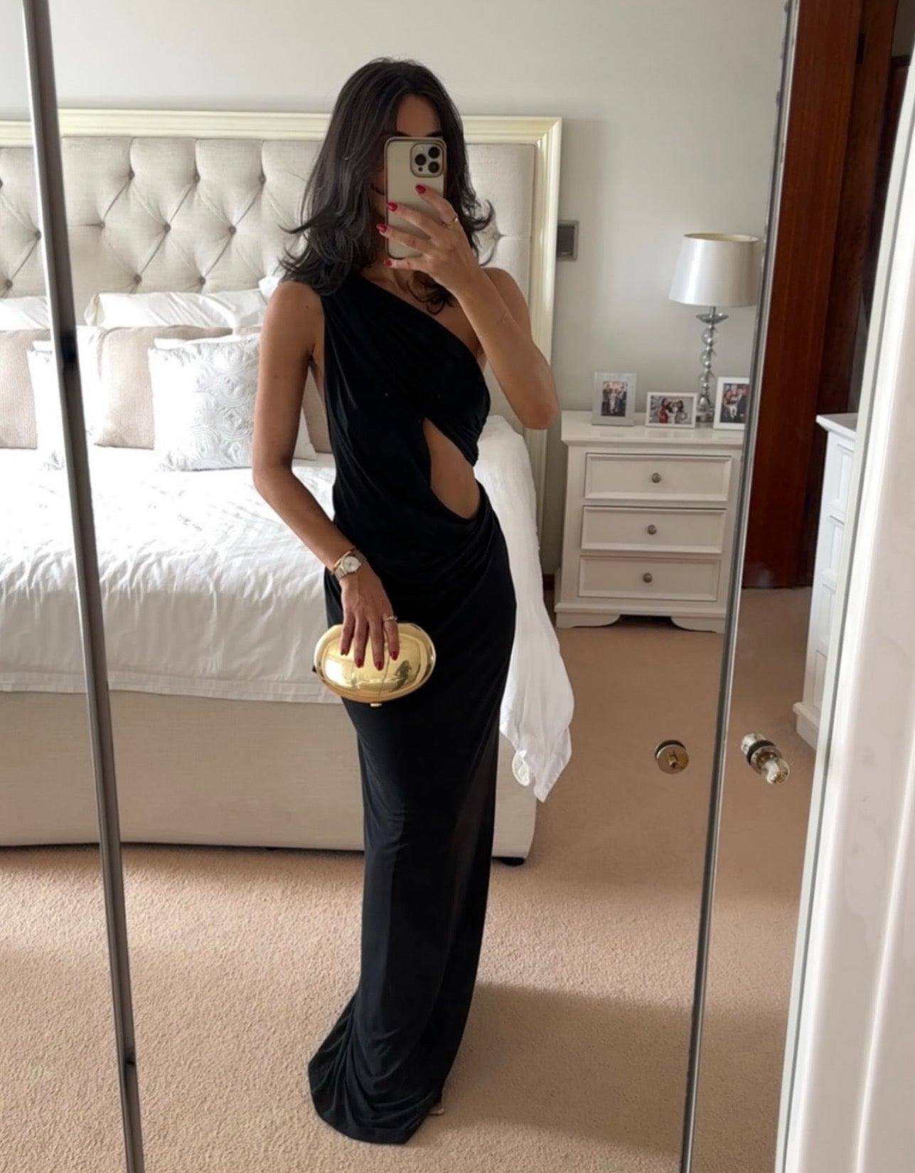 Misha Solstice Cupro Maxi Dress