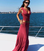 Kookai Solis Set in Cerise