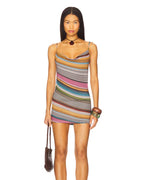 Jaded London Crush Stripe Mini Dress