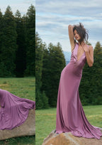 Ance Gria Rosa Gown in Mauve