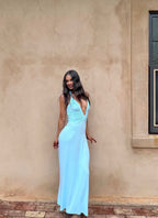 Solamusa Angelina Maxi in Aqua