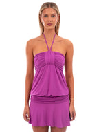 I am Delilah Cecelia Mini Dress Lilac