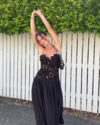 Hansen & Gretel Stephanie Maxi Dress Black