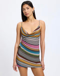 Jaded London Crush Stripe Mini Dress