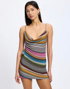 Jaded London Crush Stripe Mini Dress