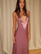 Ance Gria Rosa Gown in Mauve