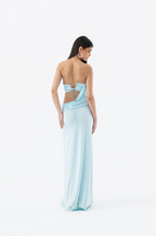 HNTR The Label Georgie Dress Aqua
