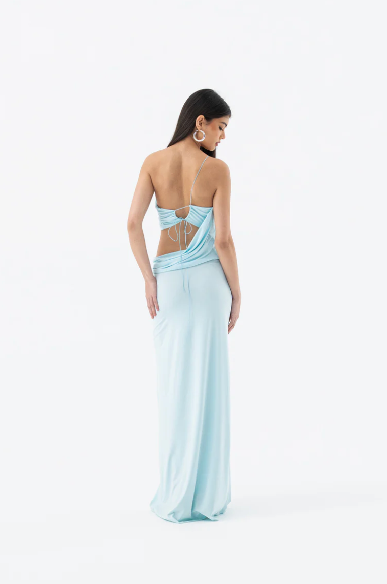 HNTR The Label - Georgie Dress Aqua