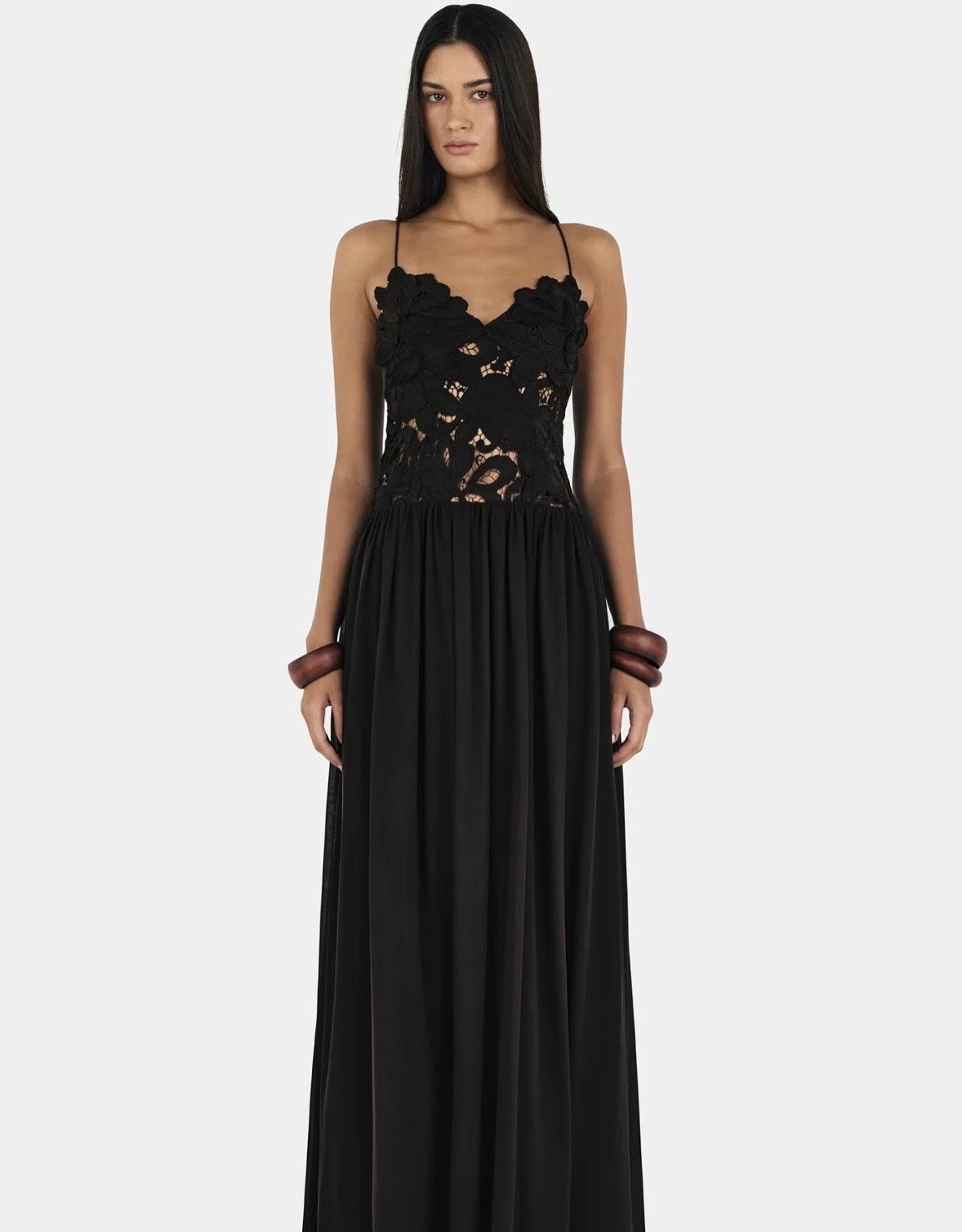 Hansen & Gretel Stephanie Maxi Dress - Black