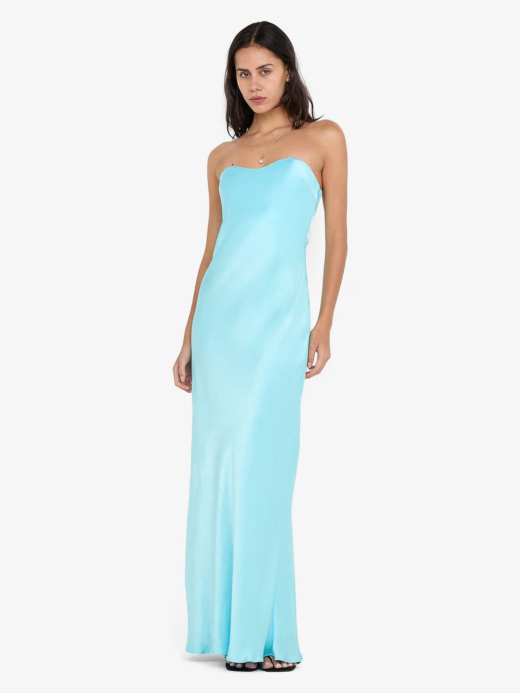 Bec + Bridge Cinder Strapless Maxi Turquoise
