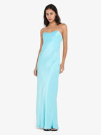 Bec + Bridge Cinder Strapless Maxi Turquoise