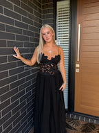 Hansen & Gretel Stephanie Maxi Dress Black