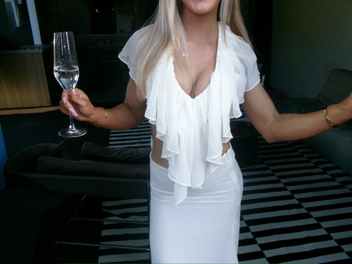 Ance Gria Clover Set in White