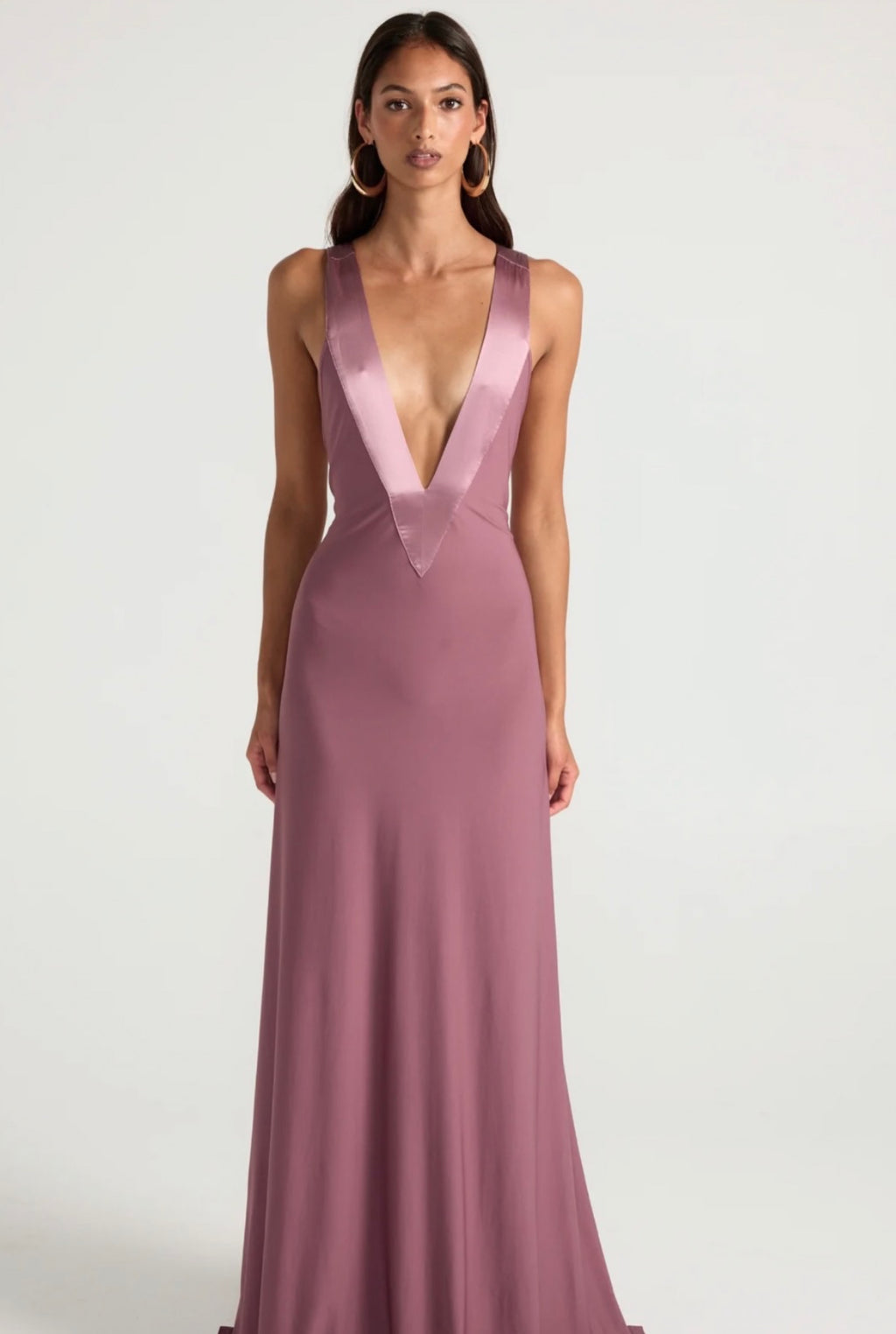 Ance Gria Rosa Gown in Mauve
