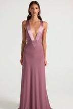 Ance Gria Rosa Gown in Mauve
