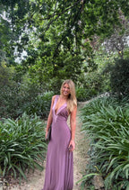 Ance Gria Rosa Gown in Mauve