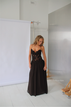 Hansen & Gretel Stephanie Maxi Dress Black