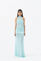HNTR The Label Sienna Dress Aqua