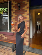 Misha Solstice Cupro Maxi Dress