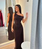 Bec + Bridge Kailani Asym Dress Brown