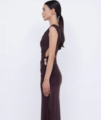Bec + Bridge Kailani Asym Dress Brown