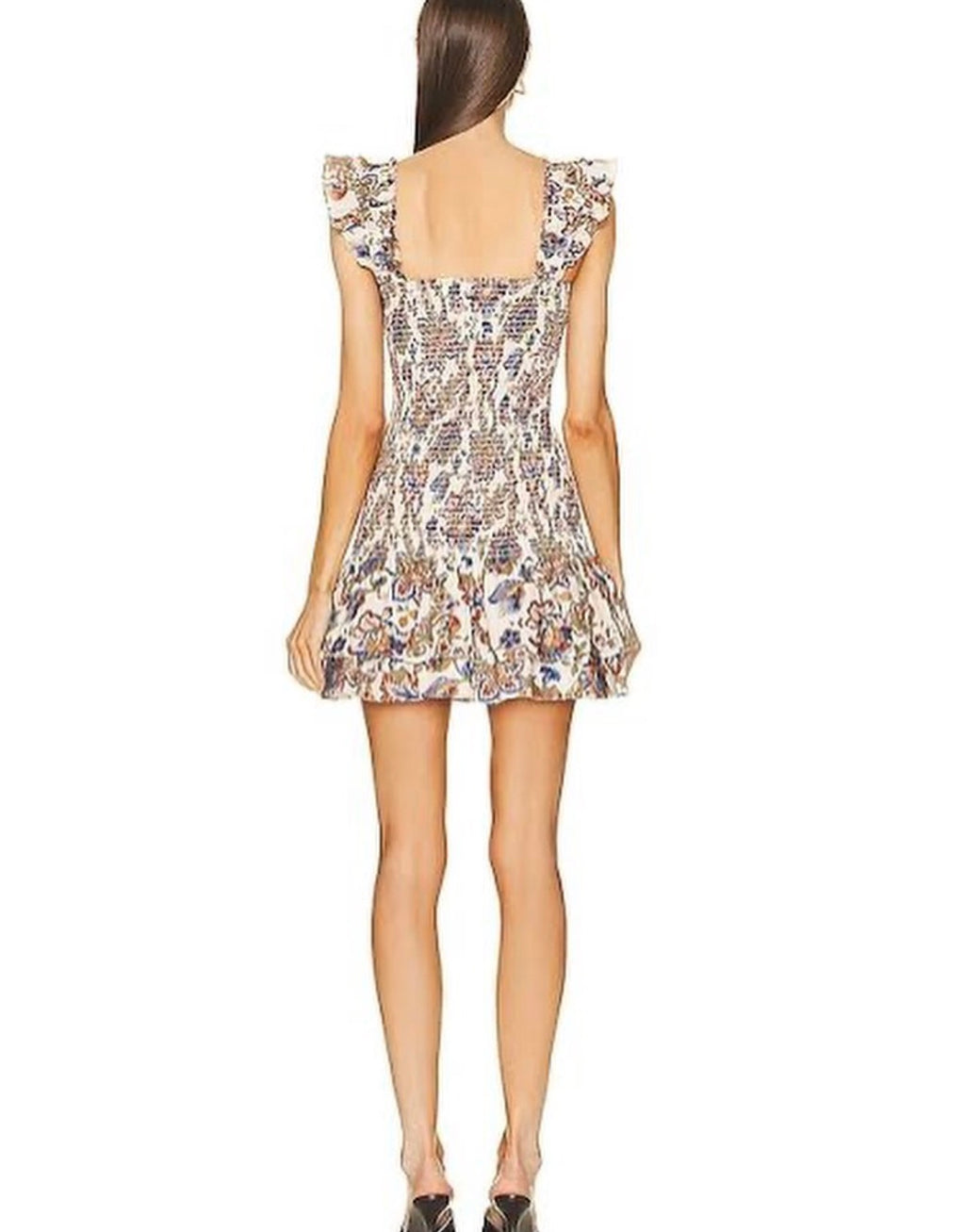 SIR The Label Bettina Shirred Mini Dress