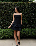 Caitlin Crisp Georgette Mini Black