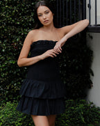Caitlin Crisp Georgette Mini Black