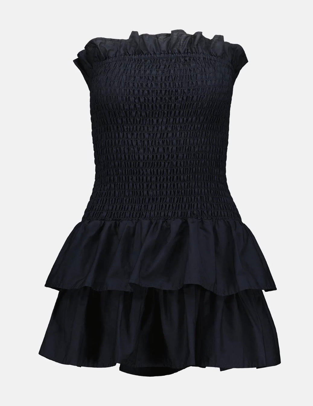 Caitlin Crisp Georgette Mini - Black