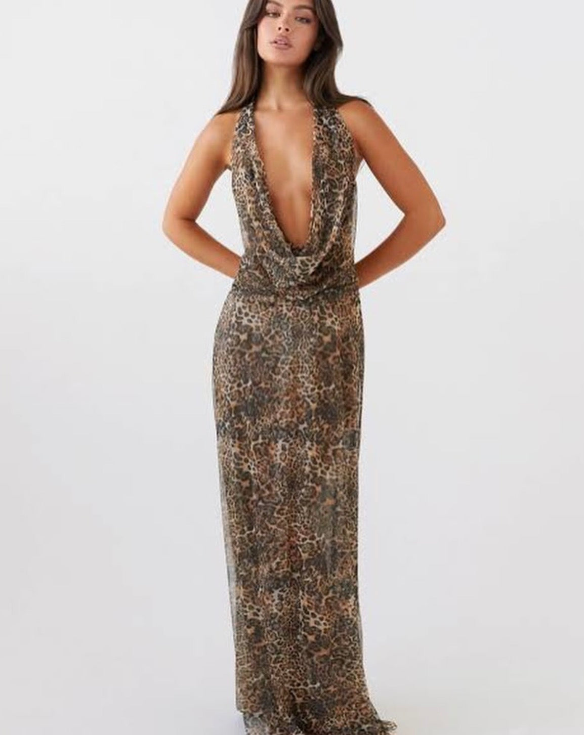 Peppermayo Elysia Mesh Maxi Dress