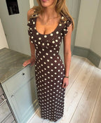 Luna Dress - Brown