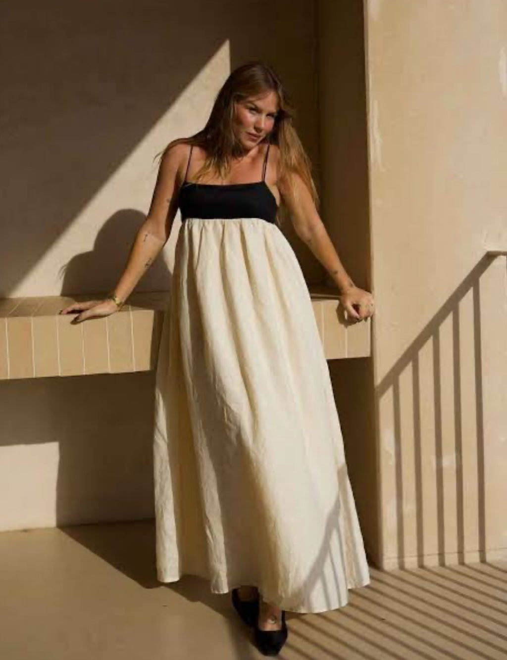 DISSH Elena Buttermilk Maxi Dress