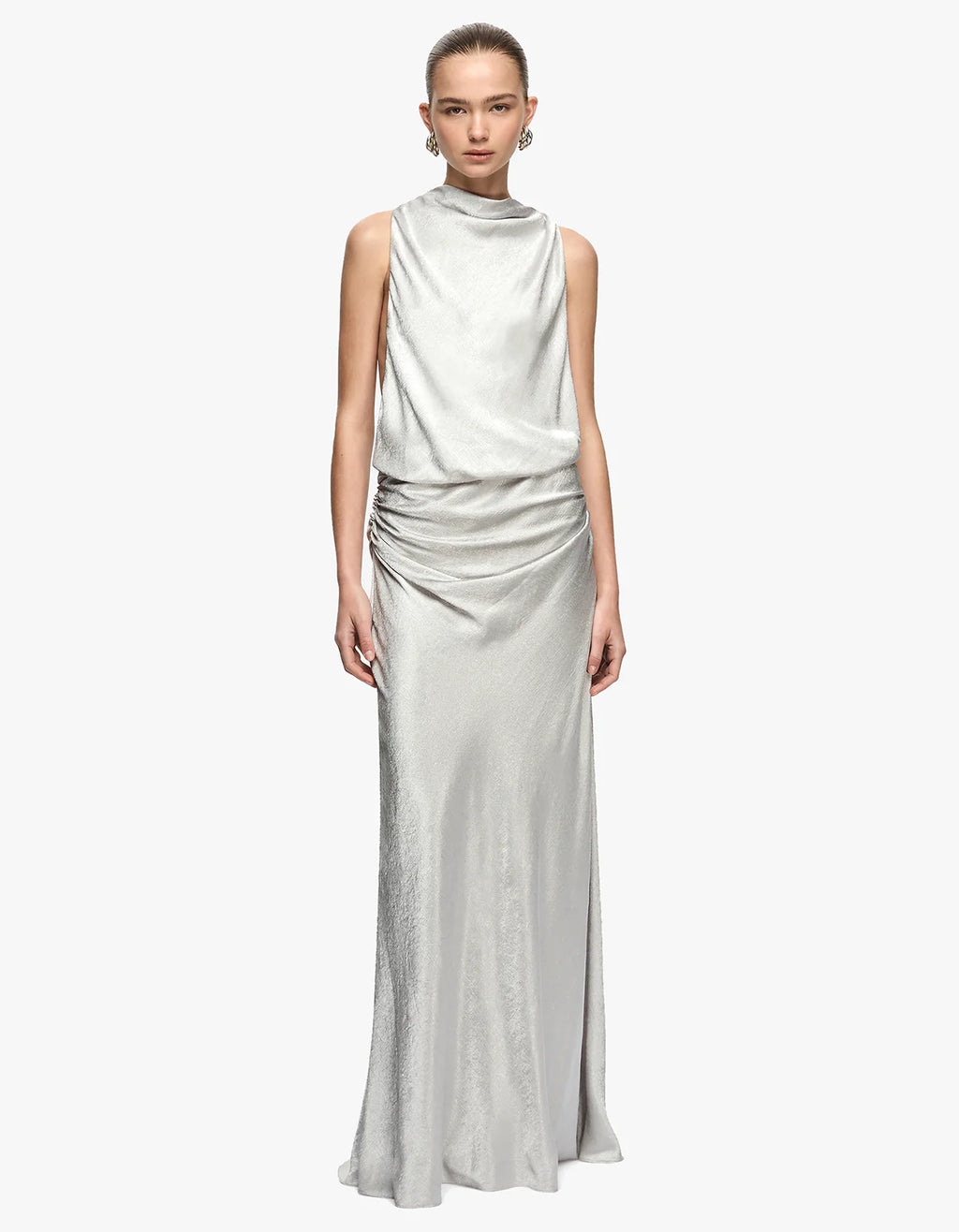 Bec and Bridge Juna dress in silver