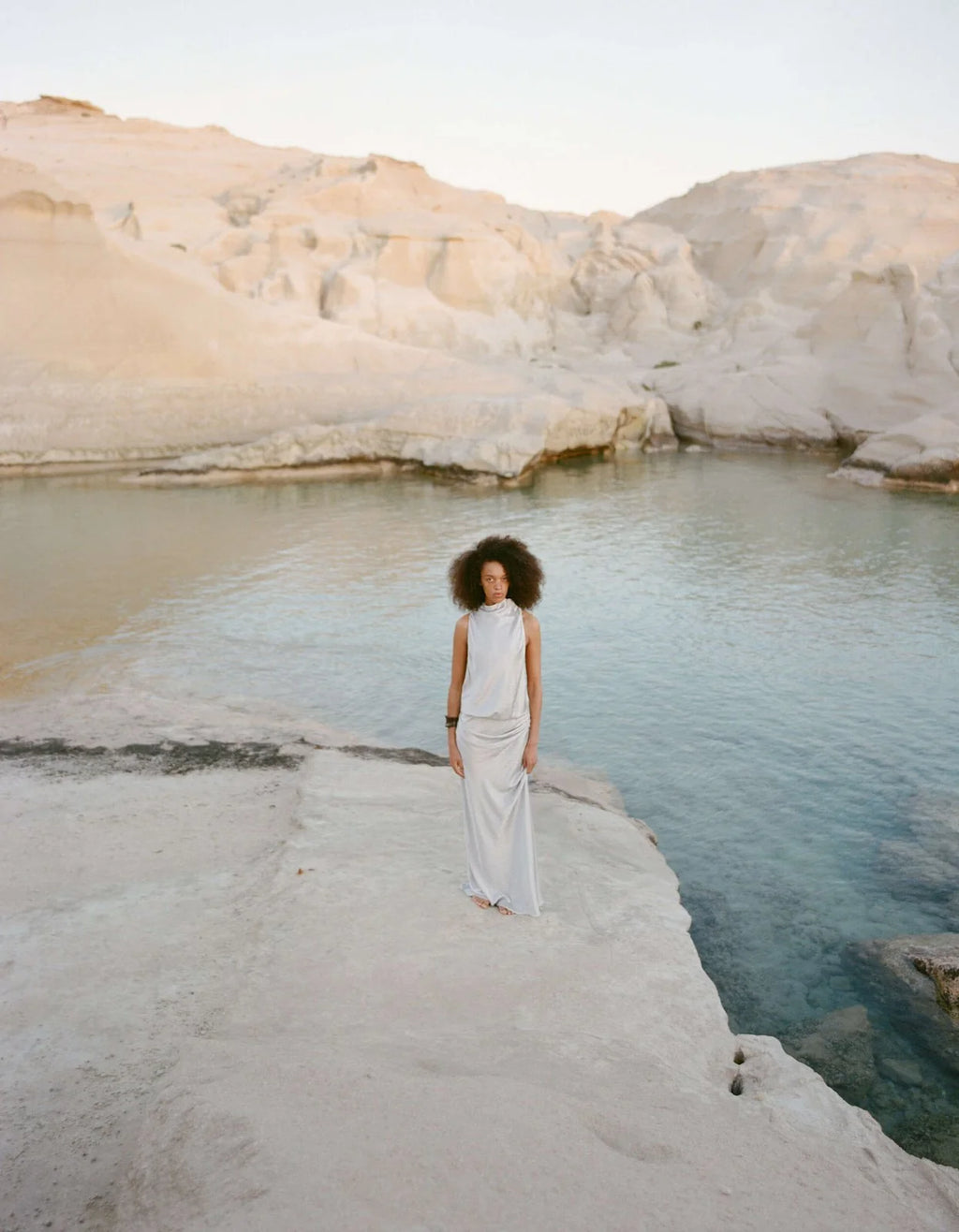 Bec and Bridge Juna dress in silver