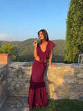 Ance Gria Clover Set Burgundy