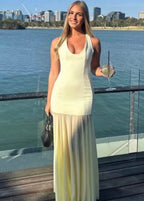 Effie Kats Odessa Gown in Lemon