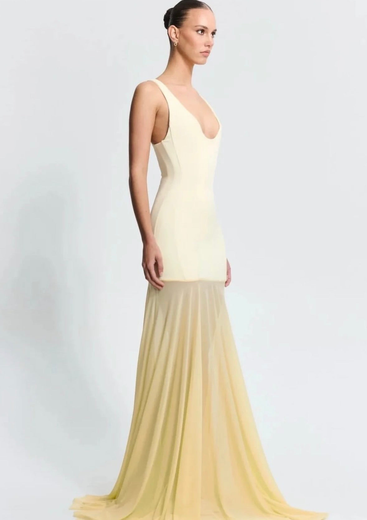 Effie Kats Odessa Gown in Lemon
