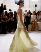 Effie Kats Odessa Gown in Lemon