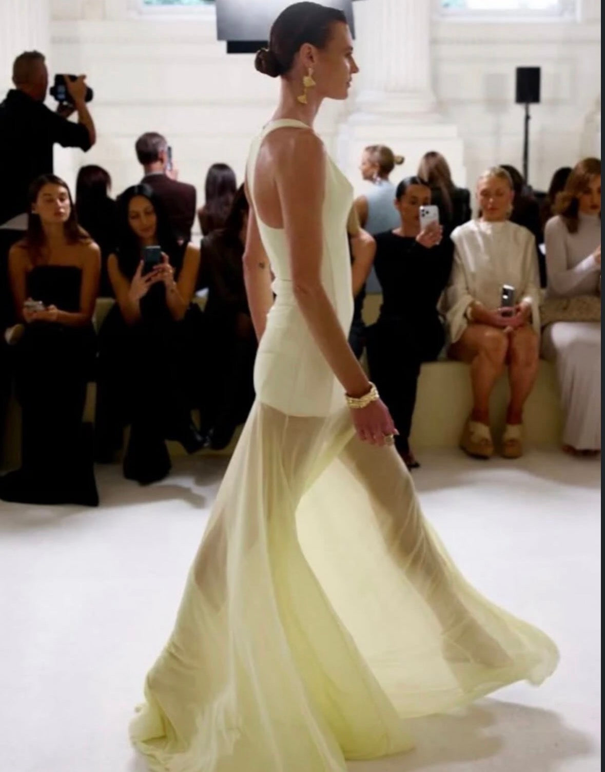 Effie Kats Odessa Gown in Lemon