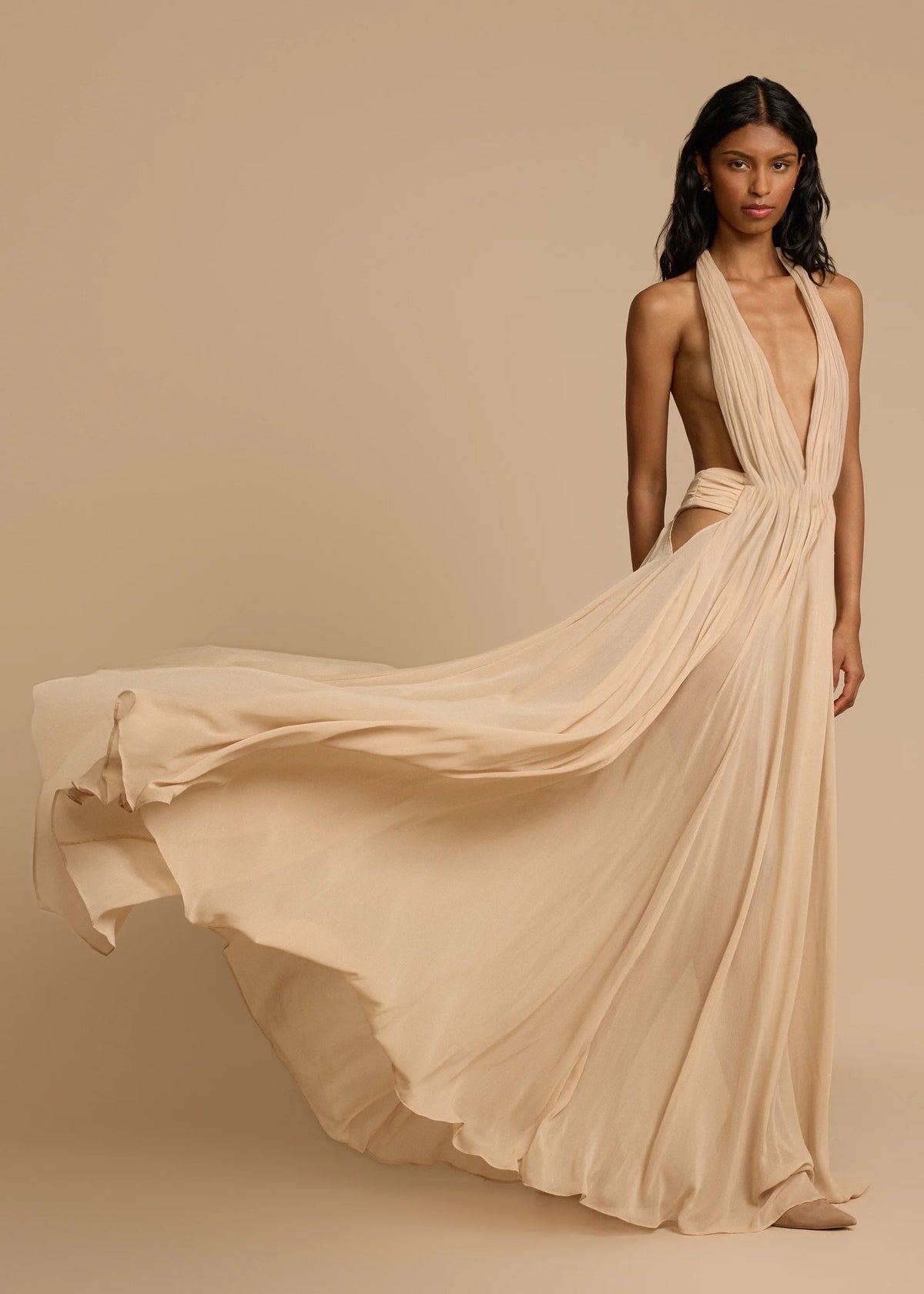 Arcina Ori Florence Dress in Stone