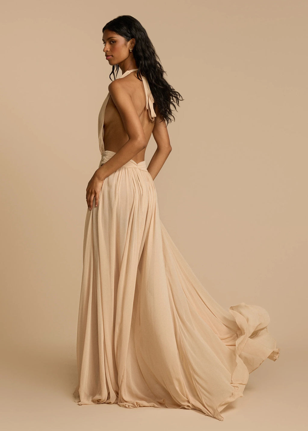Arcina Ori Florence Dress in Stone