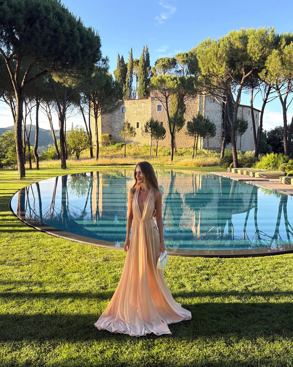 Arcina Ori Florence Dress in Stone