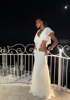 Ance Gria Clover Set in White