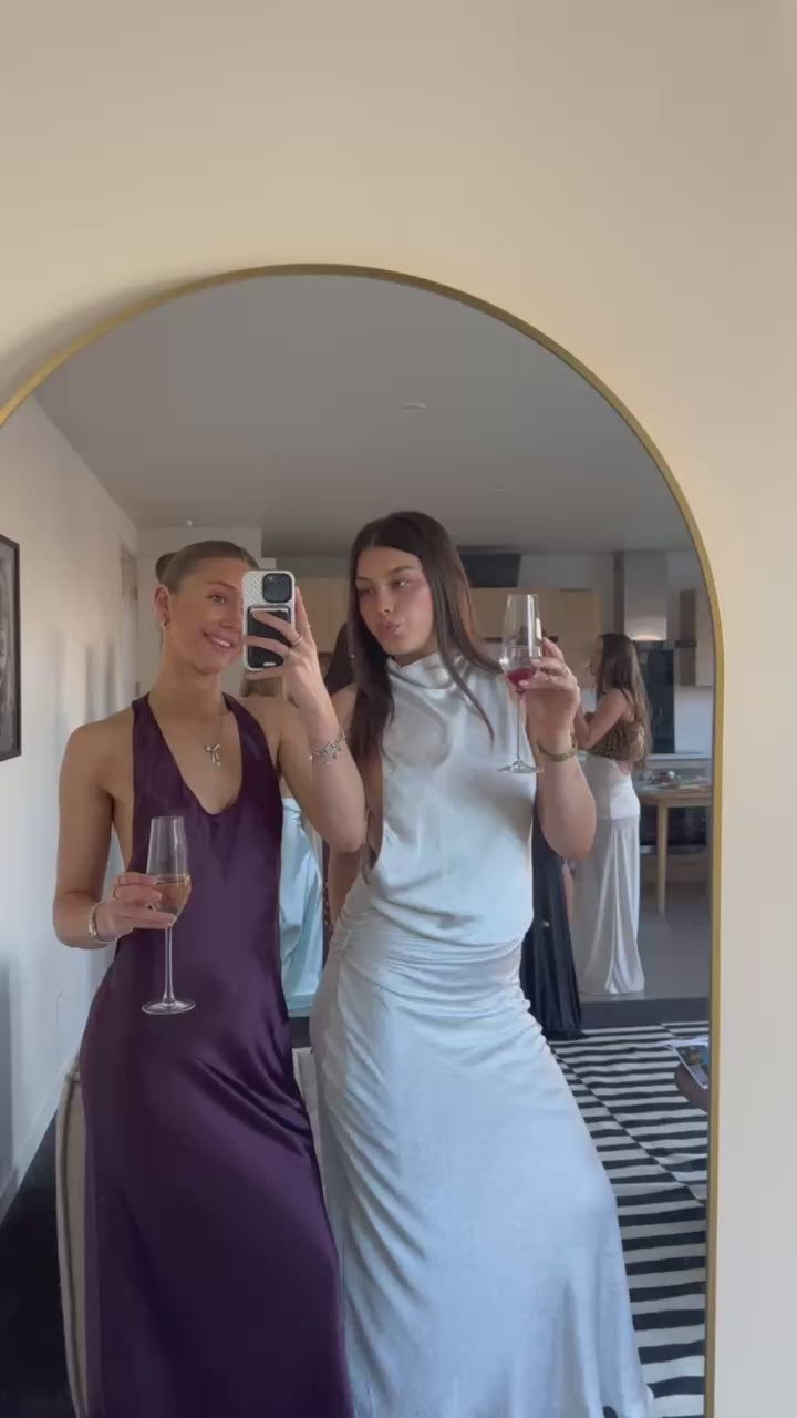 Bec and Bridge Juna dress in silver